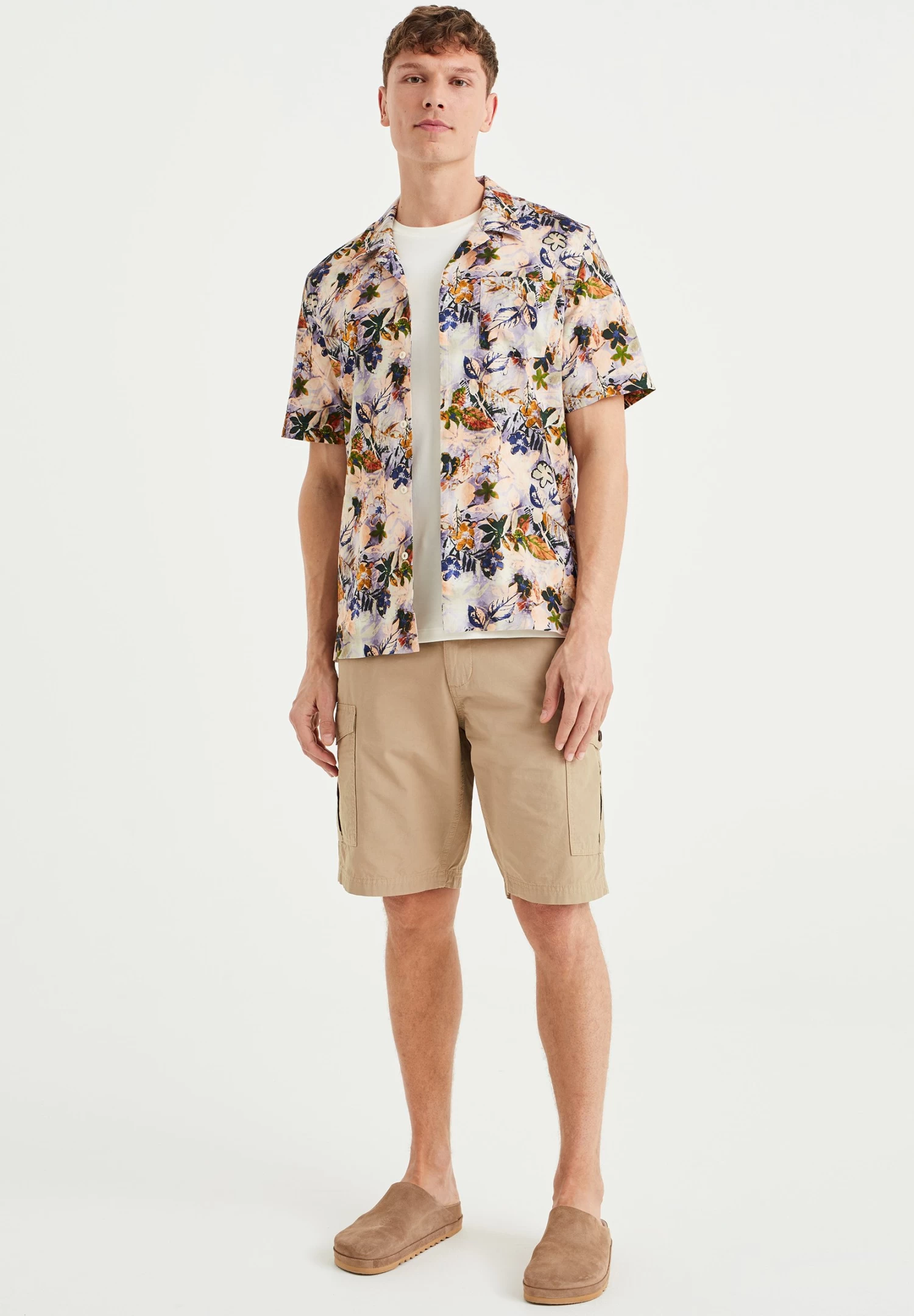 WE FASHION Regular Fit Over Met Dessin - Overhemd - Multicoloured - Afbeelding 2