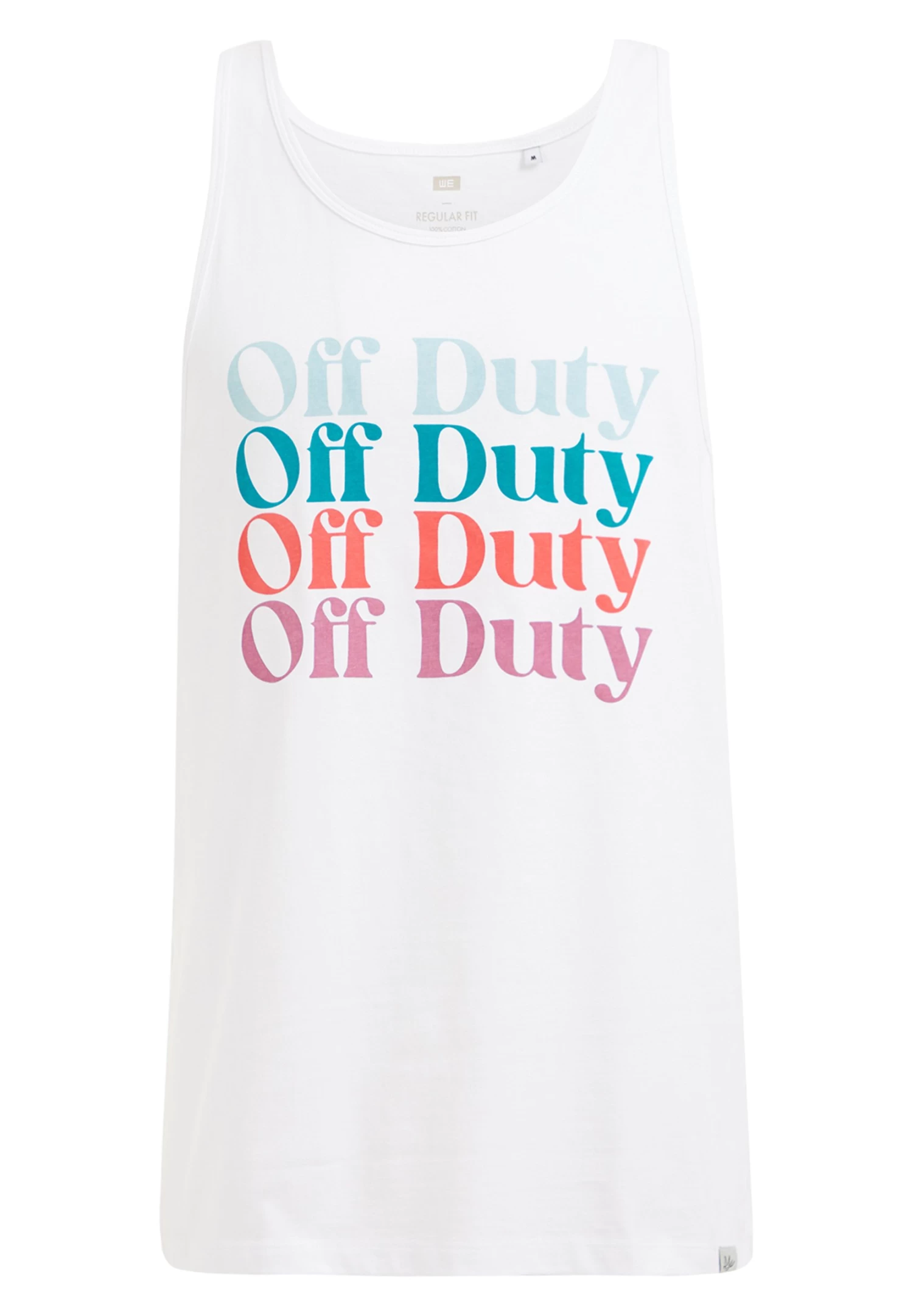 WE FASHION Singlet Met Opdruk - Top - White - Afbeelding 6