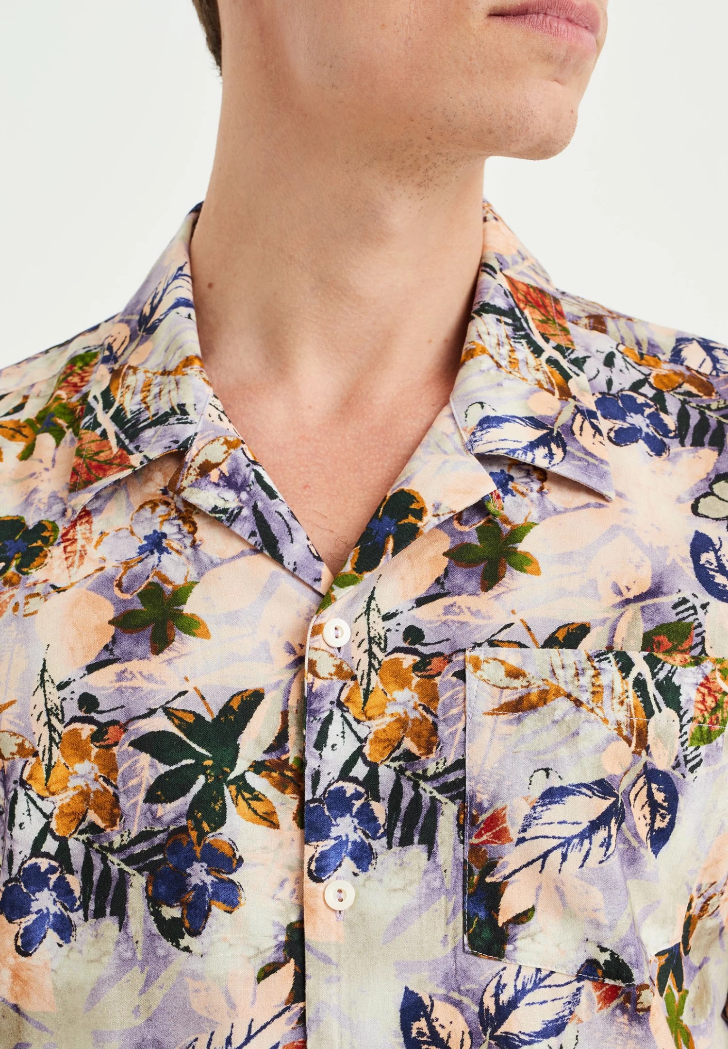 WE FASHION Regular Fit Over Met Dessin - Overhemd - Multicoloured - Afbeelding 4