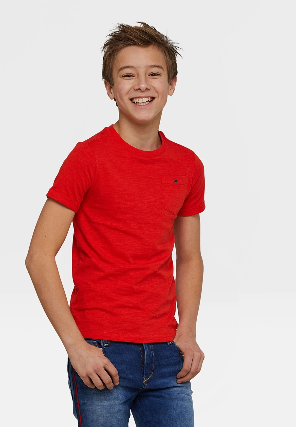 WE FASHION T-Shirt Basic - Red