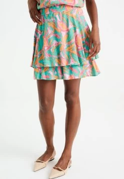 WE FASHION Met Dessin - A-Lijn Rok - Multi-Coloured