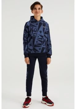 WE FASHION Met Dessin - Hoodie - Blue