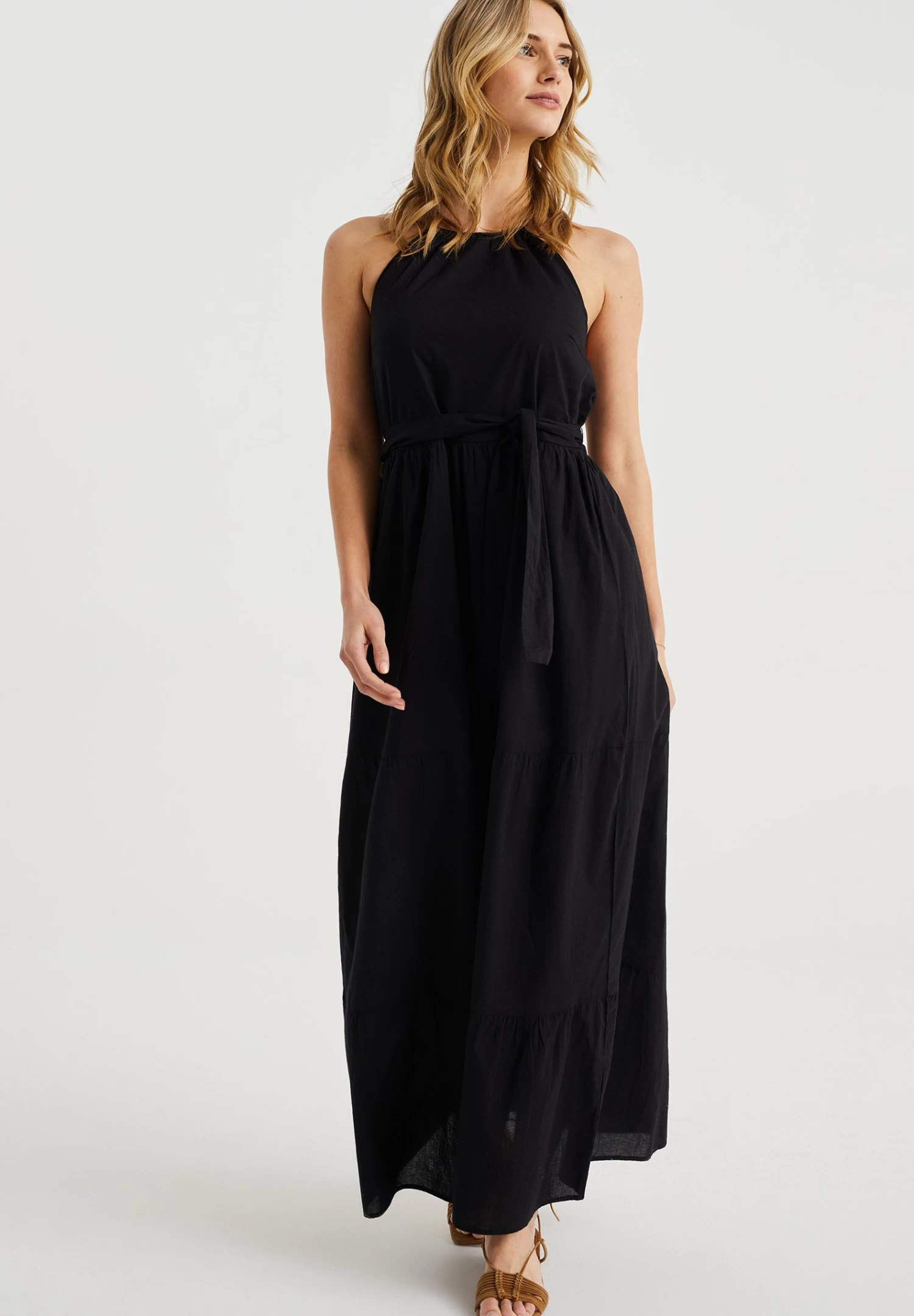 WE FASHION Maxi-Jurk - Black