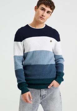 WE FASHION Met Structuur En Colourblock - Trui - Blue
