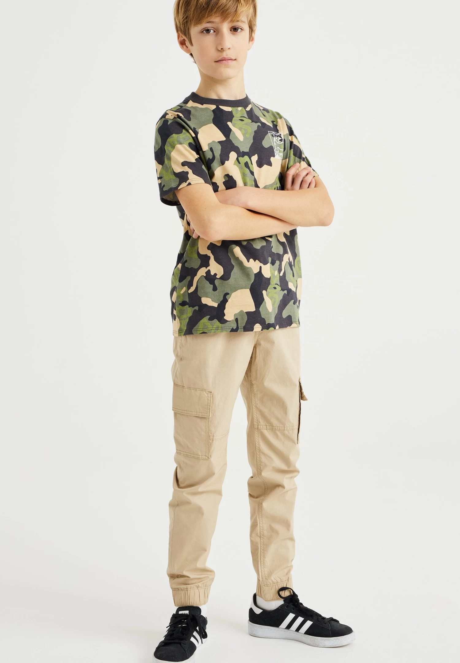 WE FASHION Cargobroek - Beige