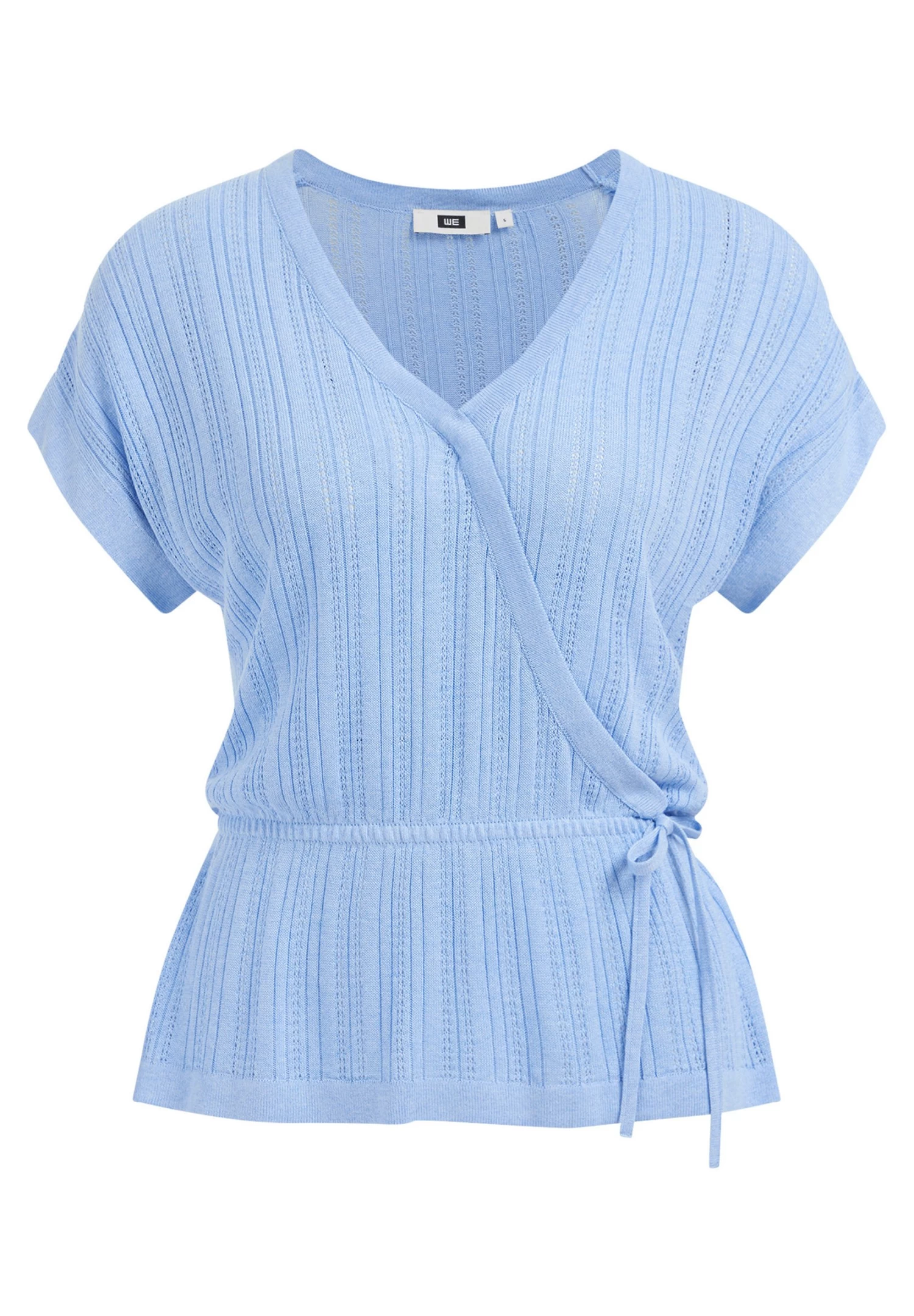 WE FASHION Met Opengewerkt Dessin - T-Shirt Print - Blue - Afbeelding 5