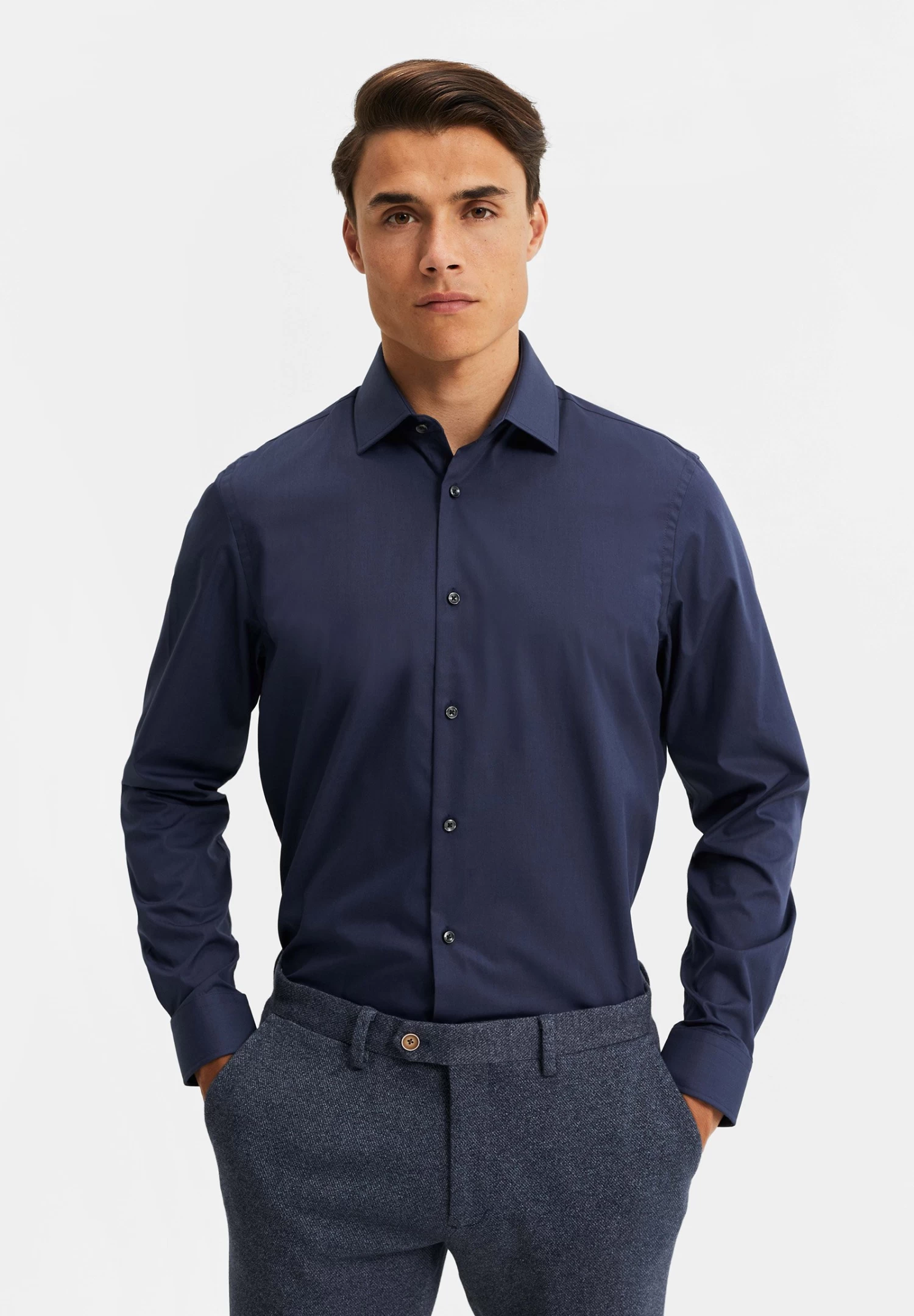 WE FASHION Overhemd - Dark Blue