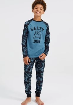 WE FASHION Set - Pyjama - Blue