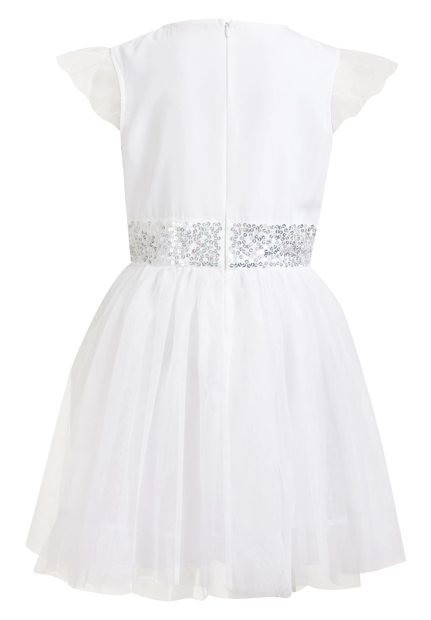 WE FASHION Met Pailletten - Cocktailjurk - White - Afbeelding 5