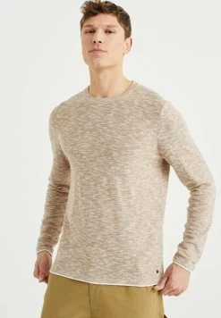 WE FASHION Gemêleerde - Trui - Beige