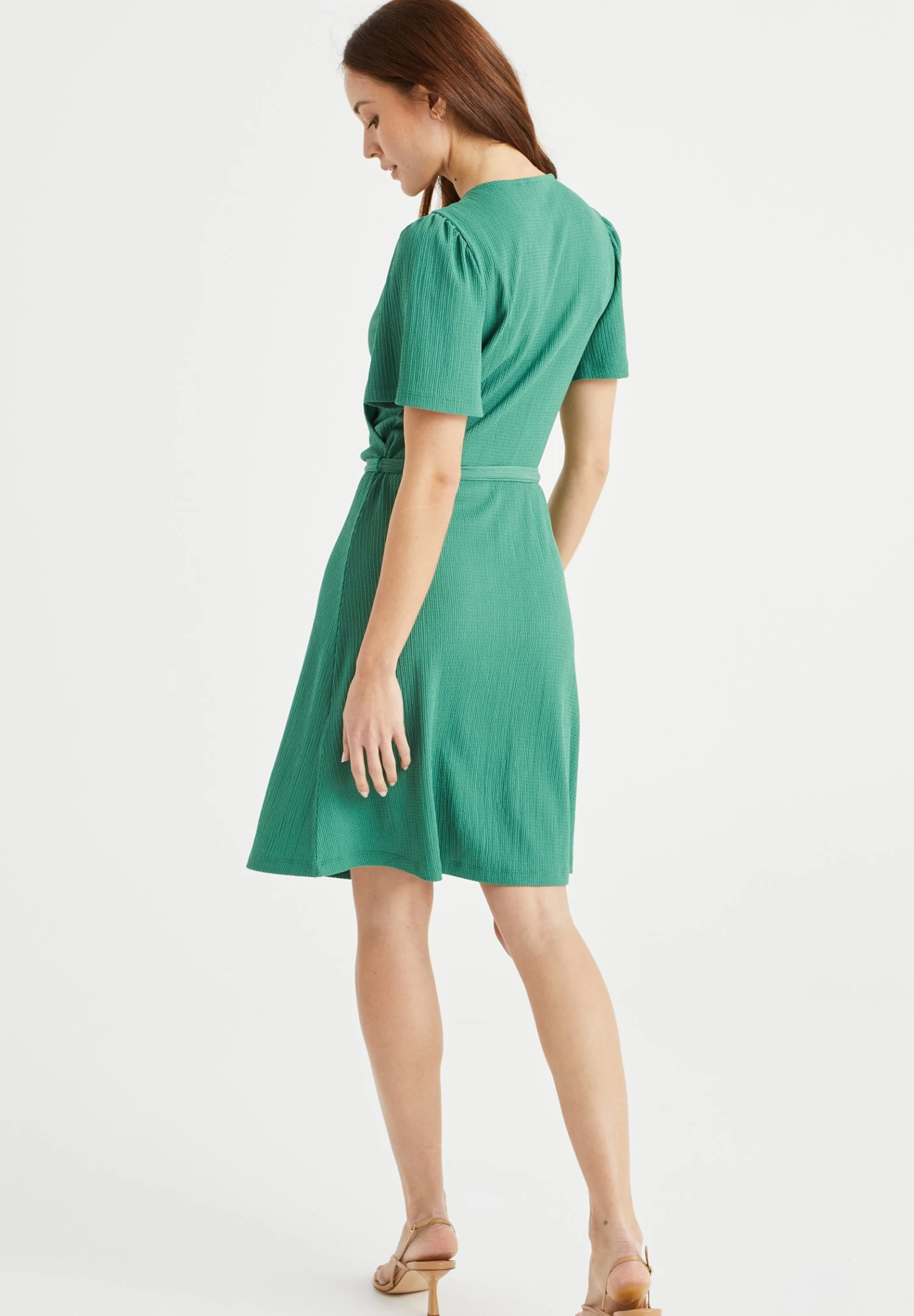 WE FASHION Met Structuur - Jurk - Green - Afbeelding 2
