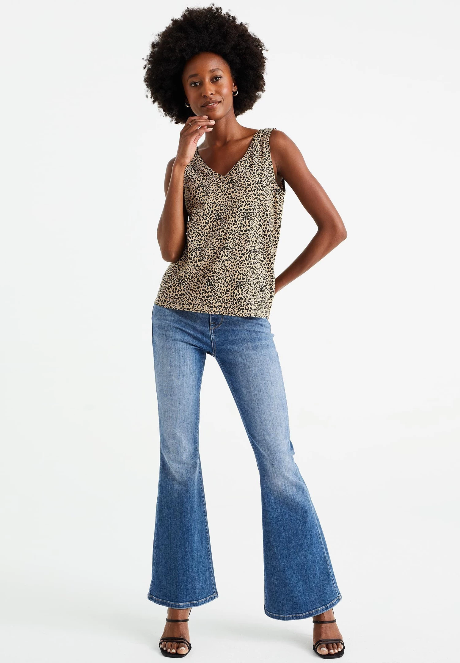 WE FASHION Singlet Met Dessin - Top - Beige - Afbeelding 2