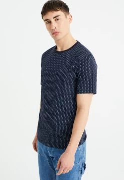 WE FASHION Met Dessin - T-Shirt Print - Blue