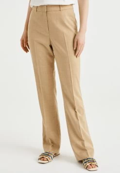 WE FASHION Regular Fit - Broek - Beige