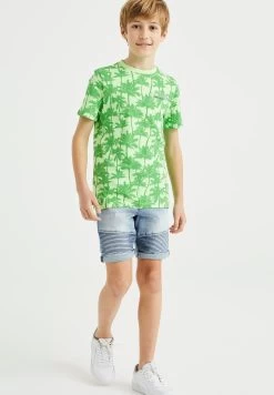 WE FASHION Regular Fit Van Jog - Jeansshort - Blue