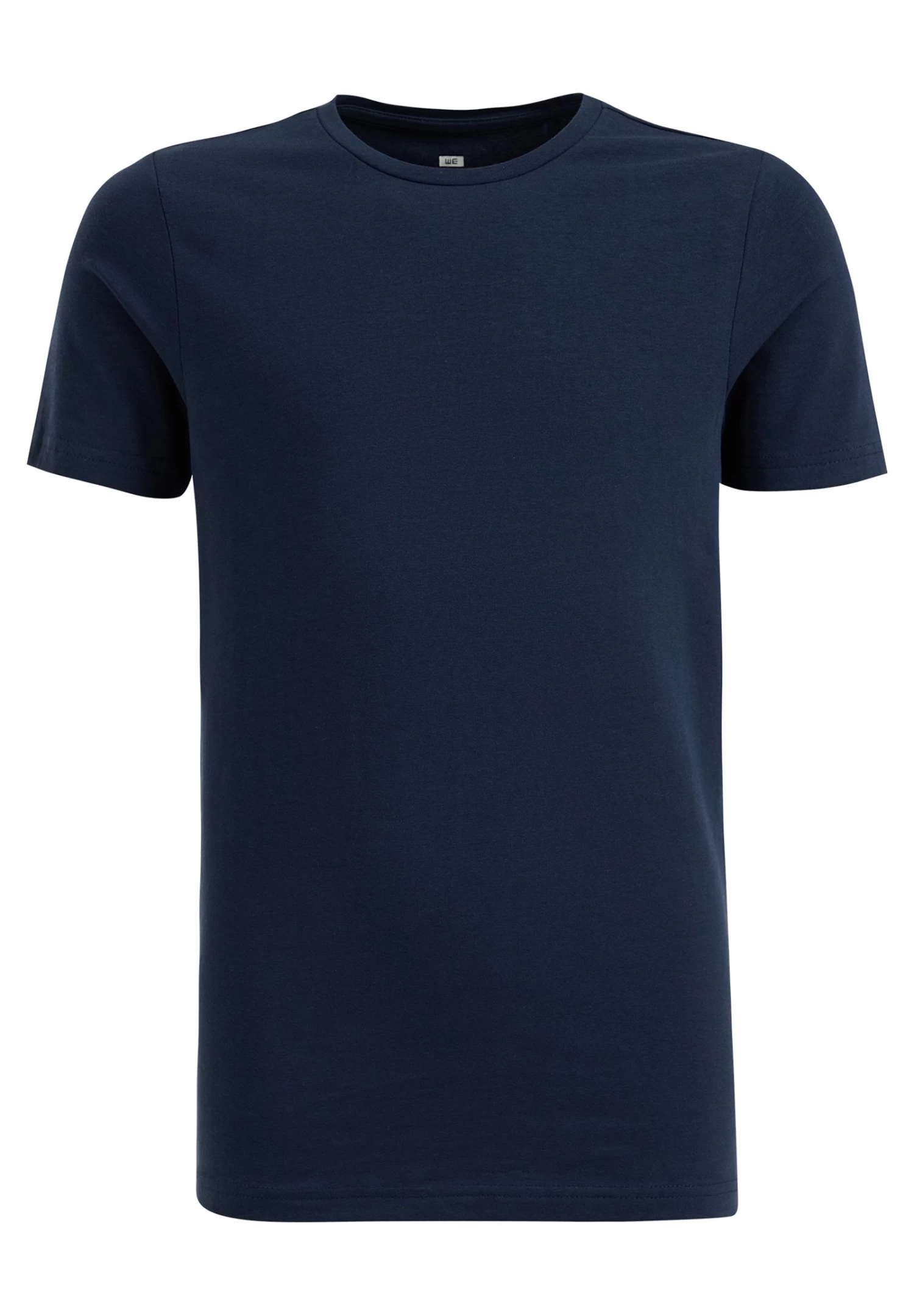 WE FASHION Met Ronde Hals - T-Shirt Basic - Blue - Afbeelding 4