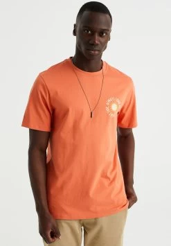 WE FASHION Met Opdruk - T-Shirt Print - Red