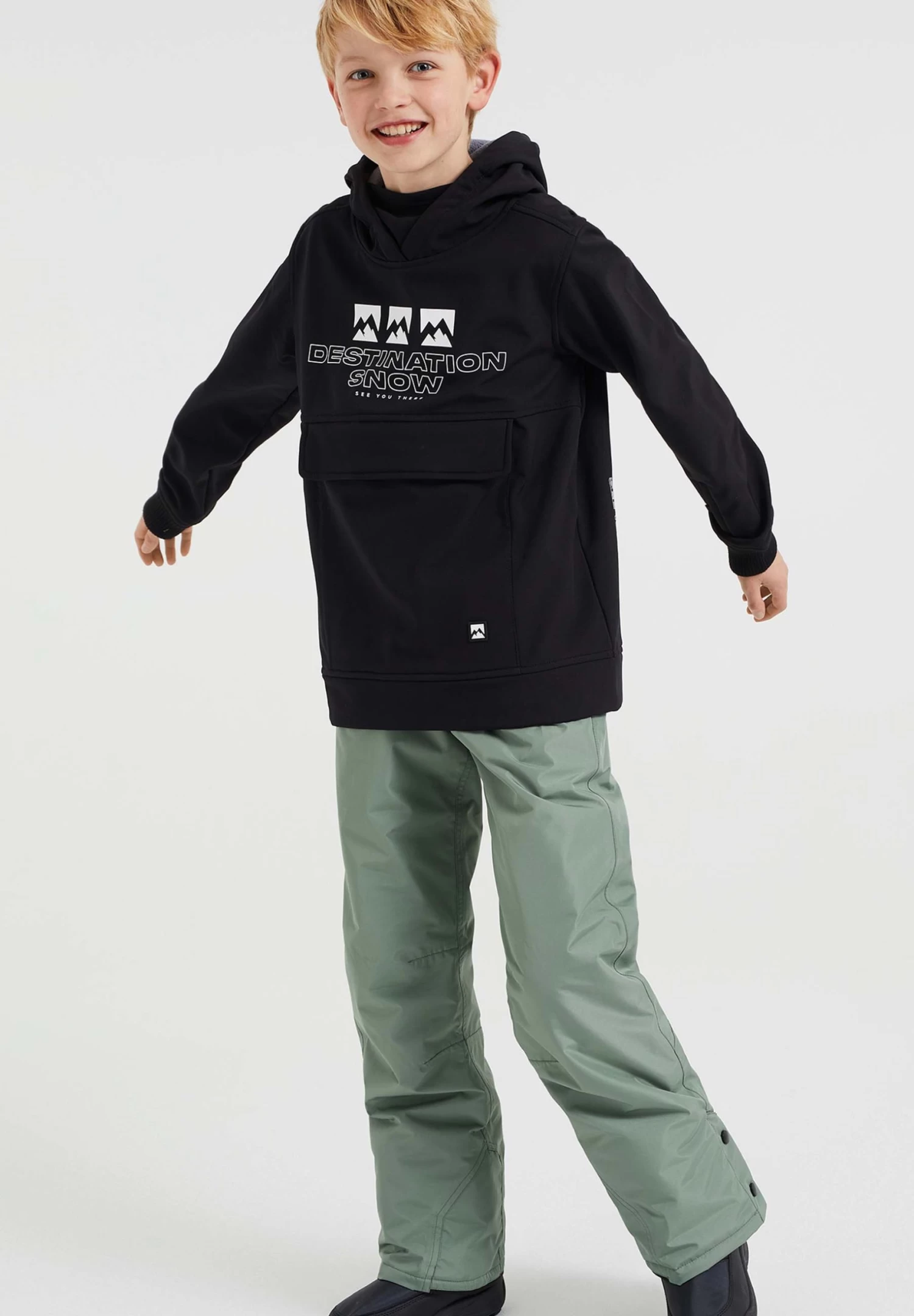 WE FASHION Bunda Snow - Skibroek - Green