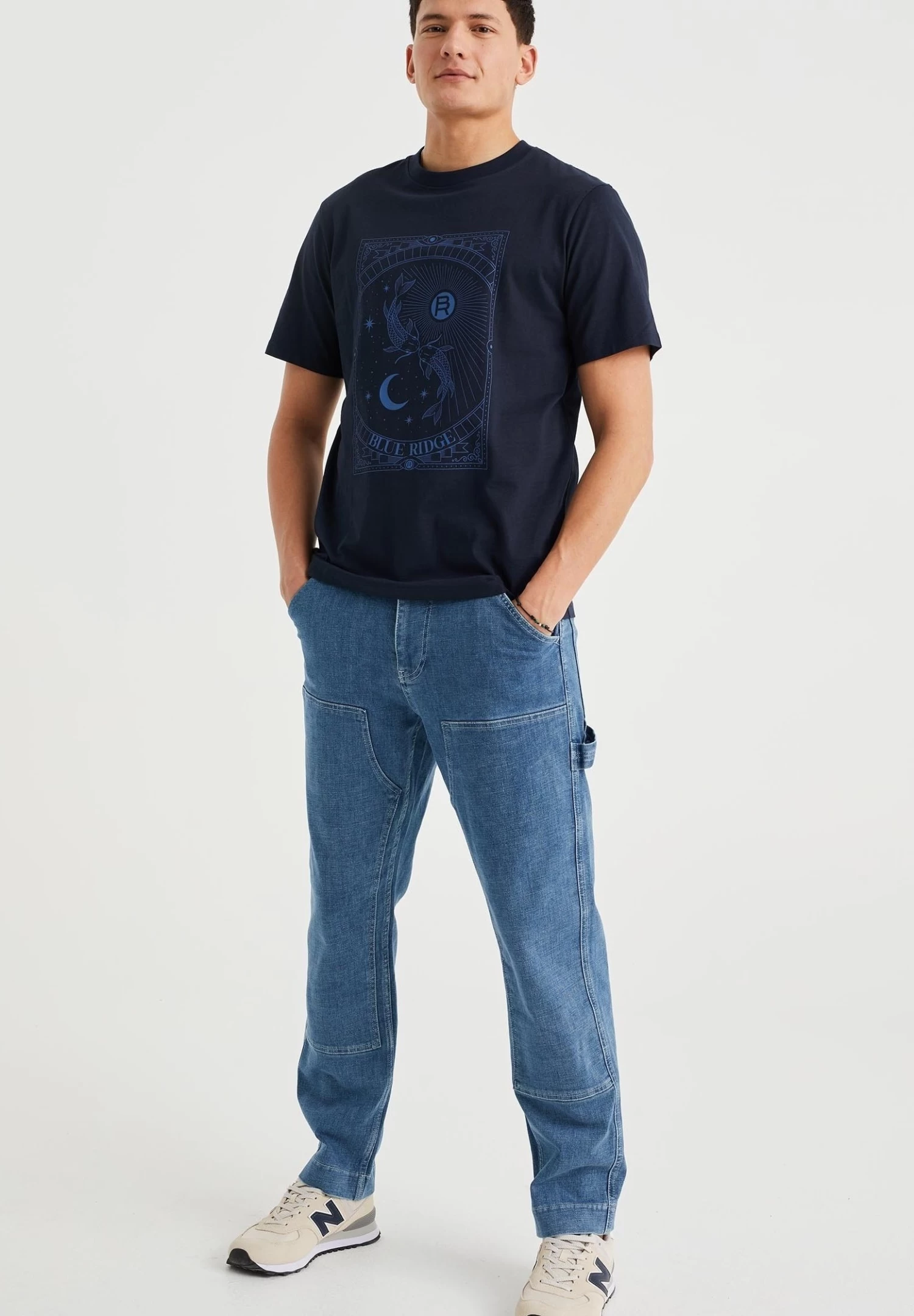 WE FASHION Met Comfort-Stretch - Straight Leg Jeans - Blue - Afbeelding 2