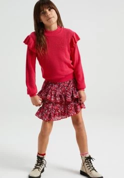 WE FASHION Met Ruches - Trui - Pink