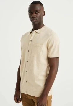 WE FASHION Polo - Vest - Beige
