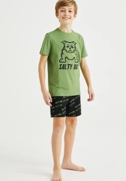 WE FASHION Met Opdruk 2 Pack - Pyjamashirt - Multi Coloured