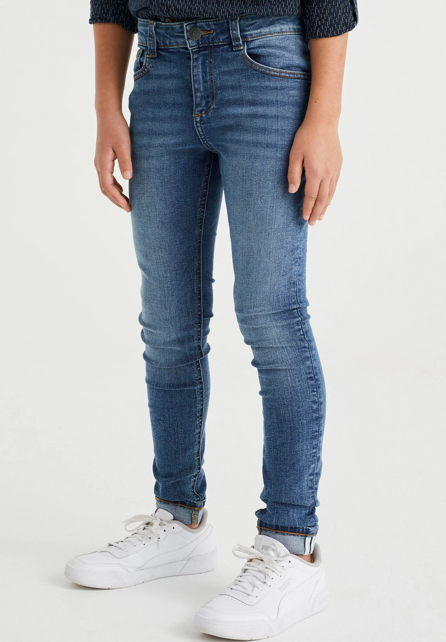 WE FASHION Met Stretch - Jeans Skinny Fit - Blue - Afbeelding 2