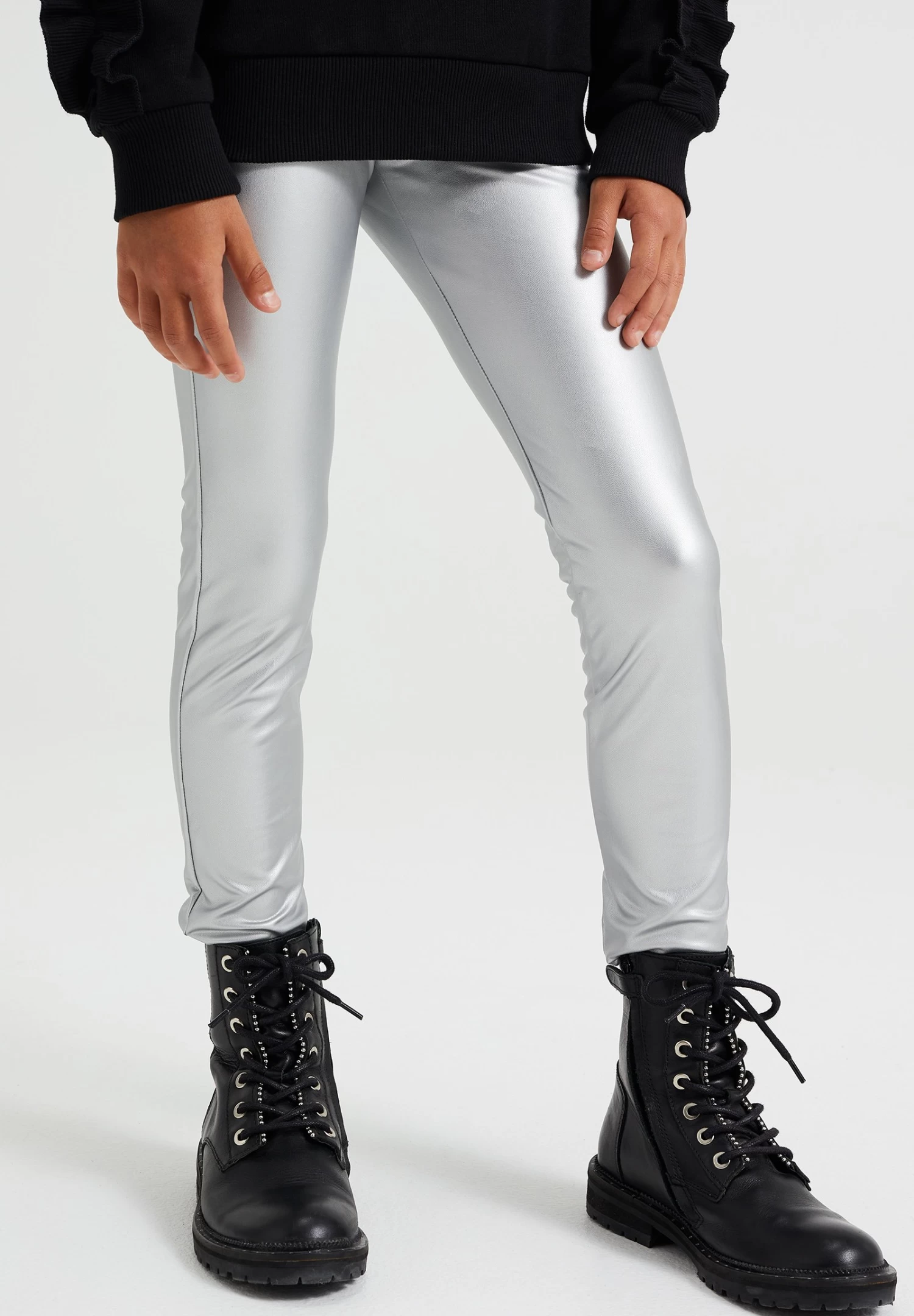 WE FASHION Legging - Silver - Afbeelding 2