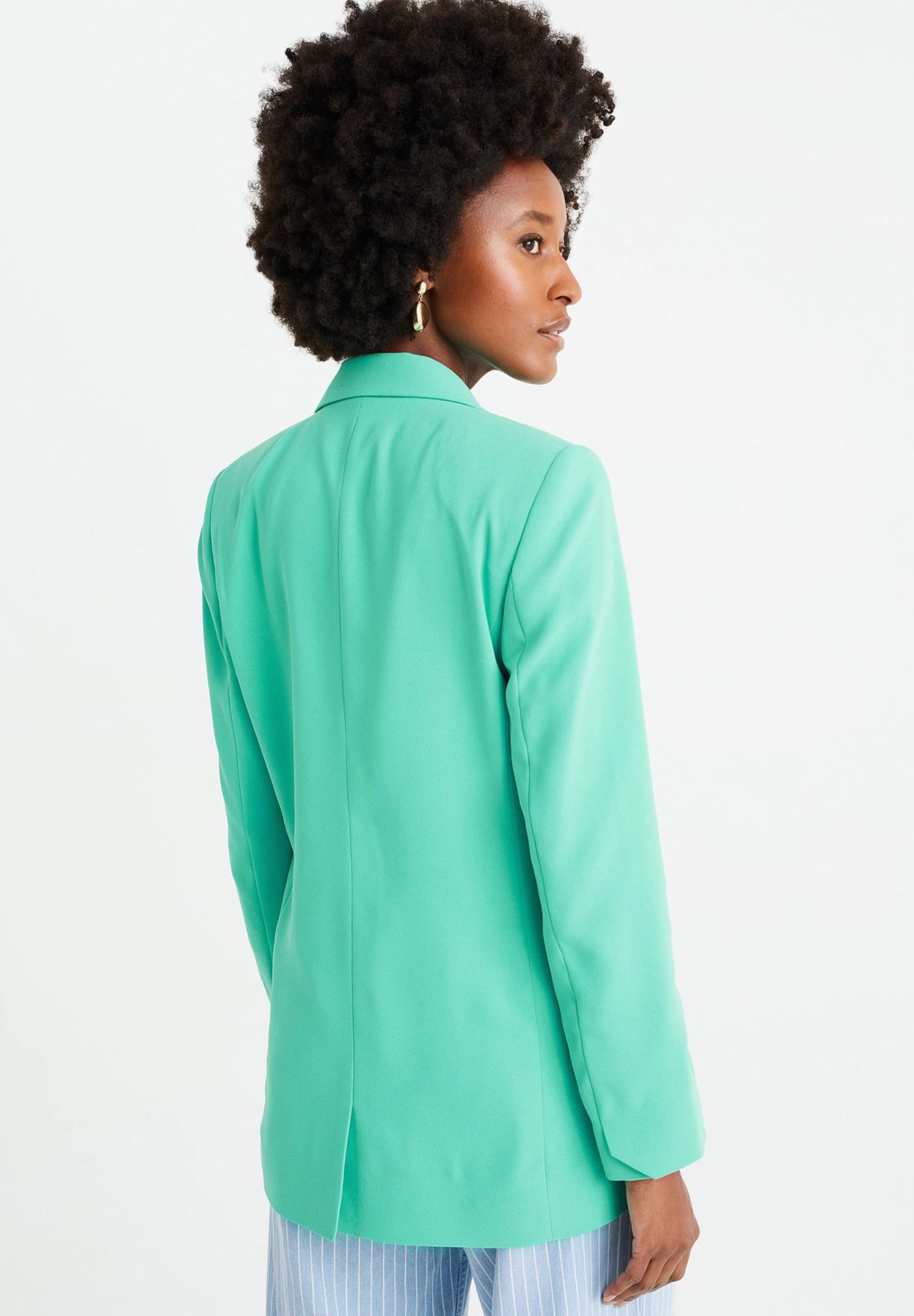 WE FASHION Getailleerde - Halflange Jas - Green - Afbeelding 3