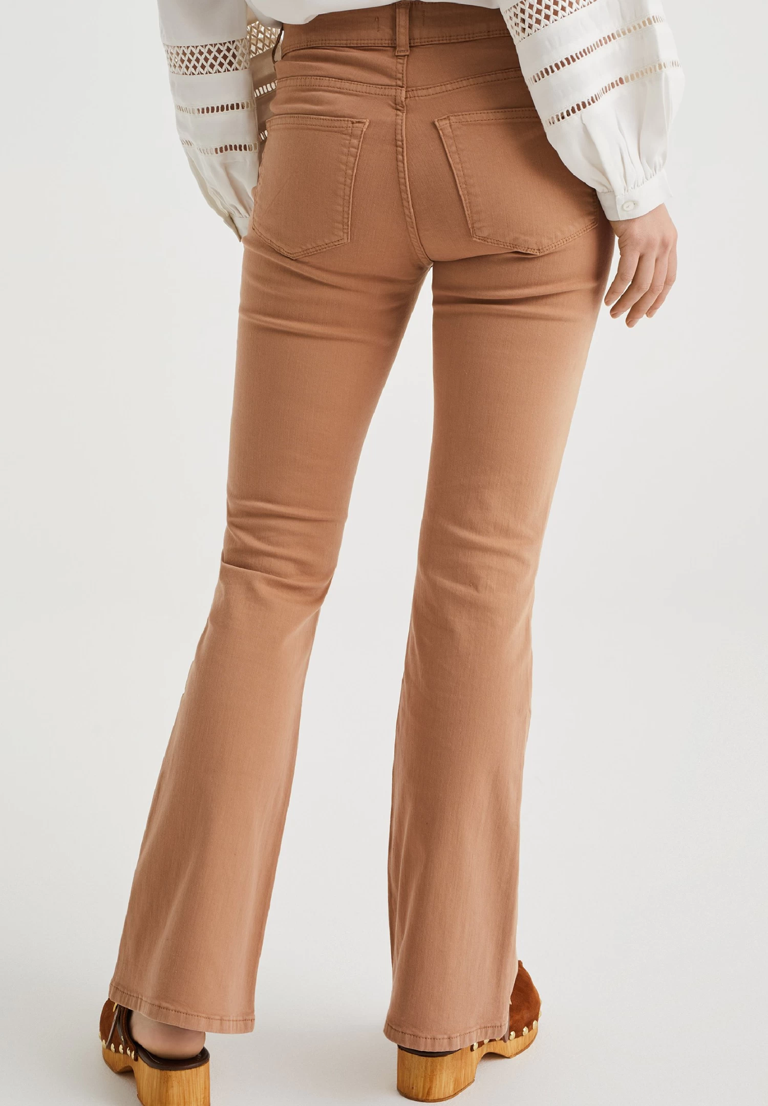 WE FASHION Met Stretch - Bootcut Jeans - Brown - Afbeelding 3