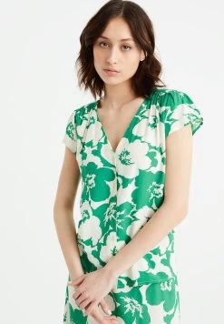 WE FASHION Met Dessin - Blouse - Green