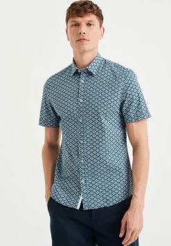 WE FASHION Met Dessin - Overhemd - Blue