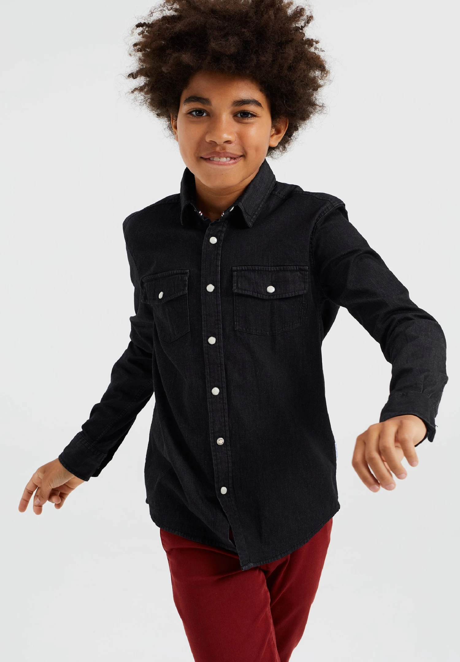 WE FASHION Met Stretch - Overhemd - Grey - Afbeelding 2