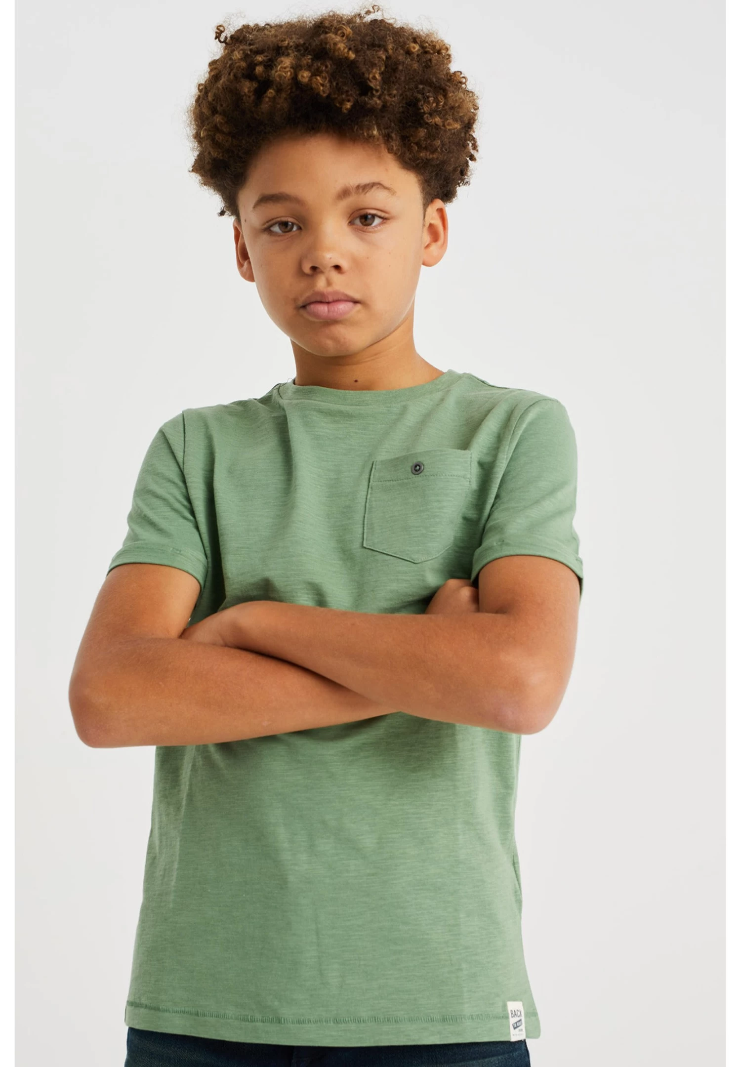 WE FASHION T-Shirt Basic - Green