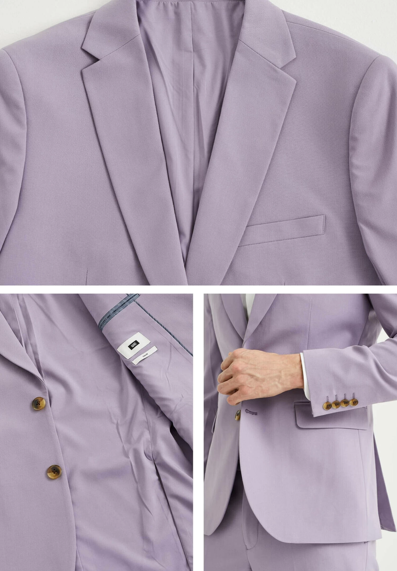 WE FASHION Taro - Blazer - Violet - Afbeelding 4