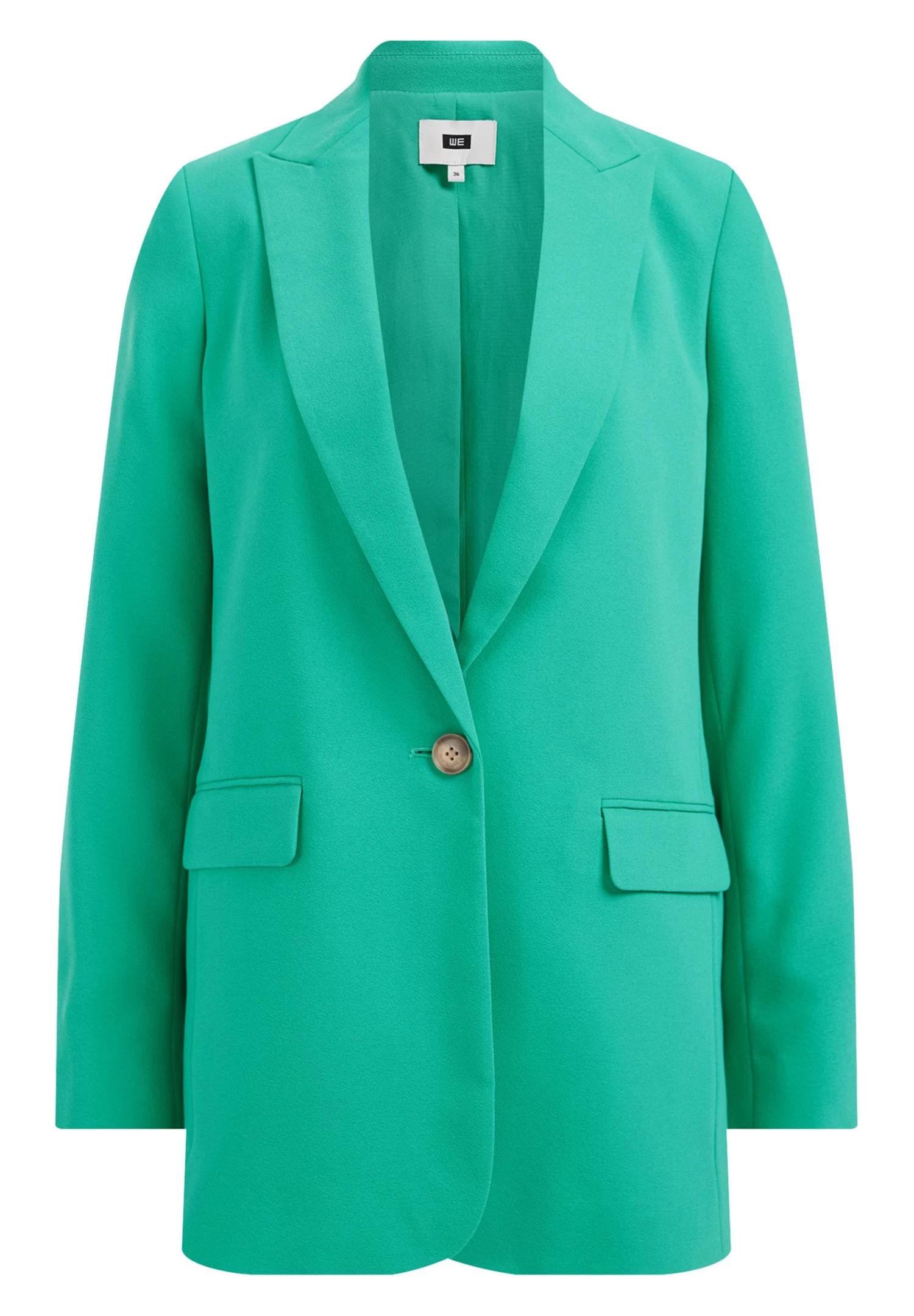 WE FASHION Getailleerde - Halflange Jas - Green - Afbeelding 6