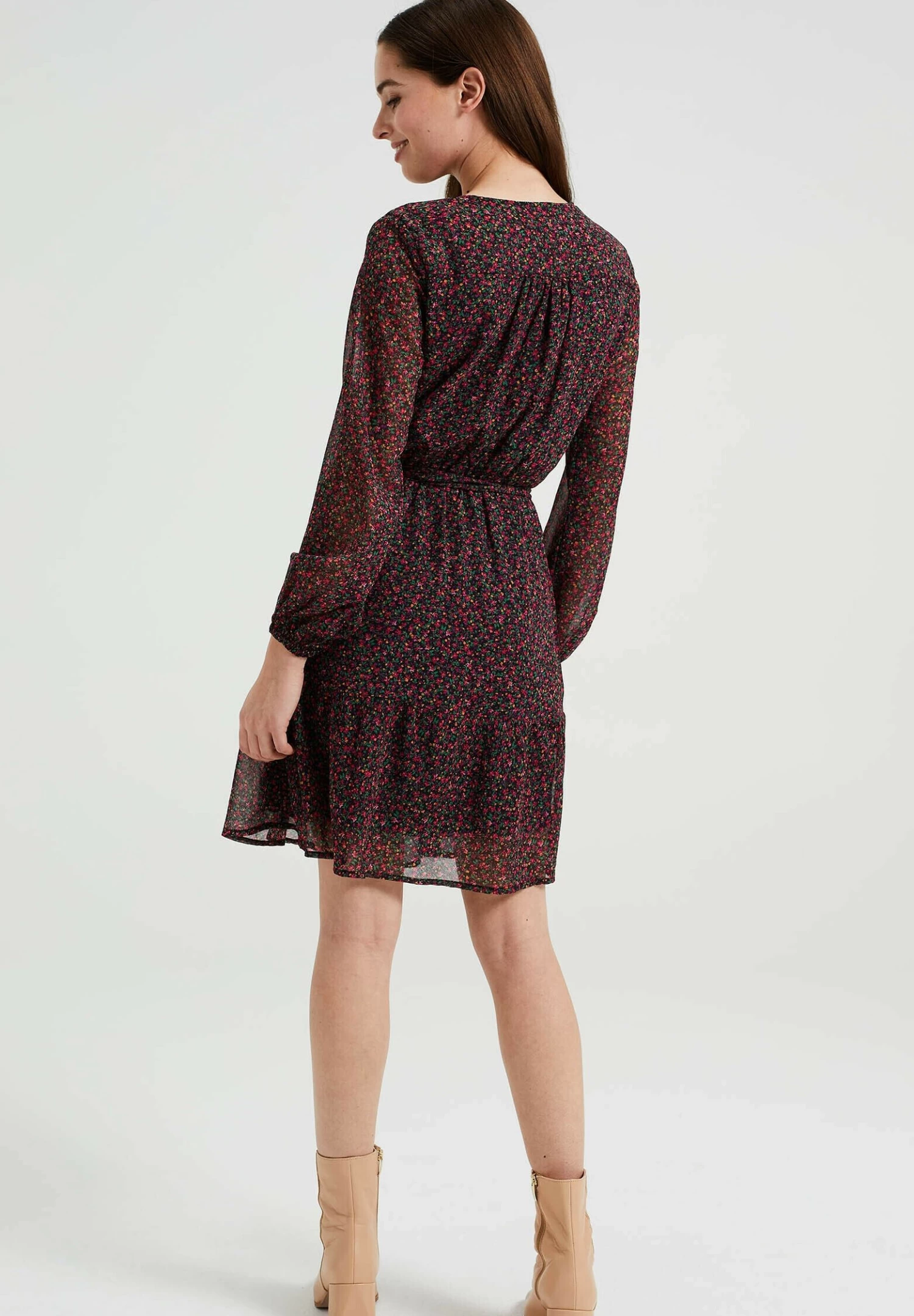 WE FASHION Met Dessin - Jurk - Green - Afbeelding 2