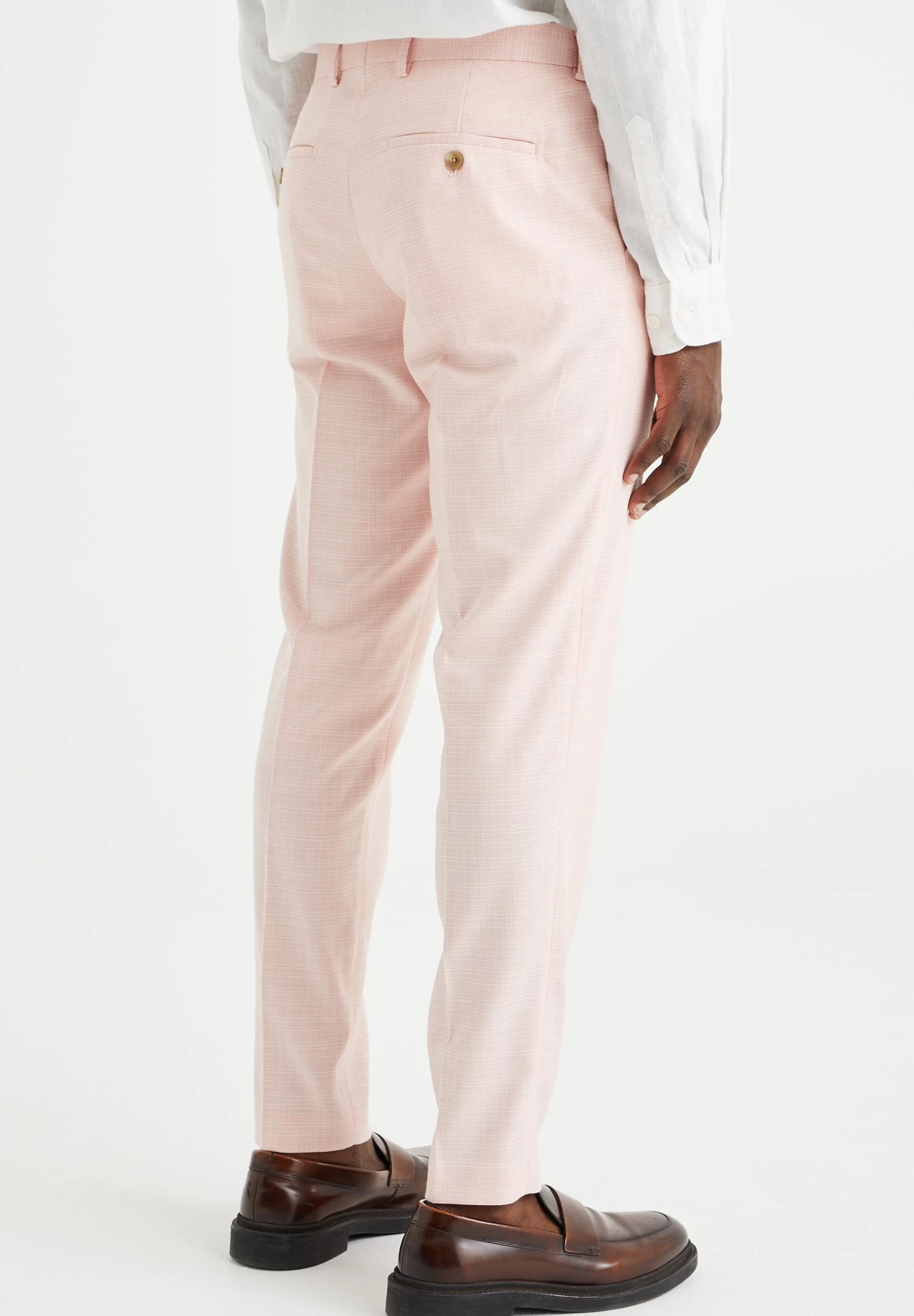 WE FASHION Slim Fit Met Dessin - Broek - Pink - Afbeelding 3