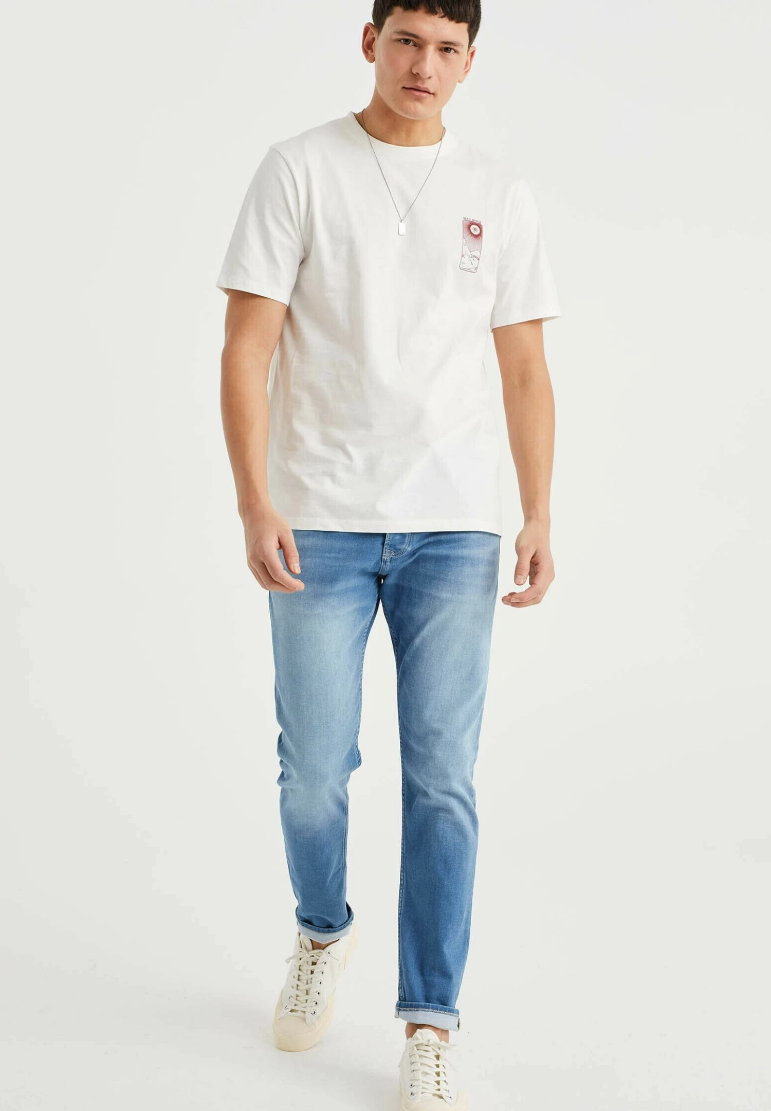 WE FASHION Van Jog - Slim Fit Jeans - Blue - Afbeelding 2