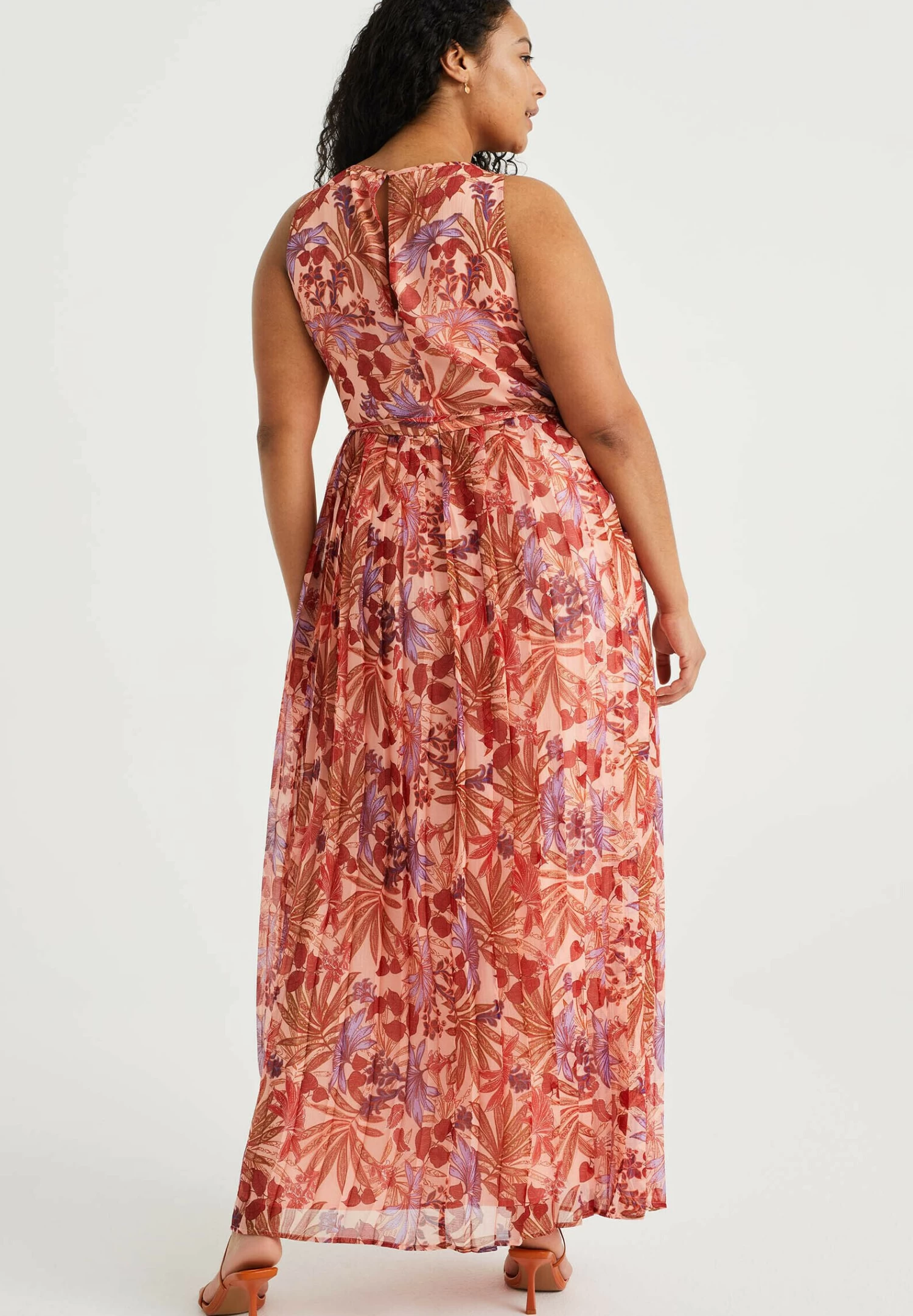 WE FASHION Curve - Maxi-Jurk - Pink - Afbeelding 3