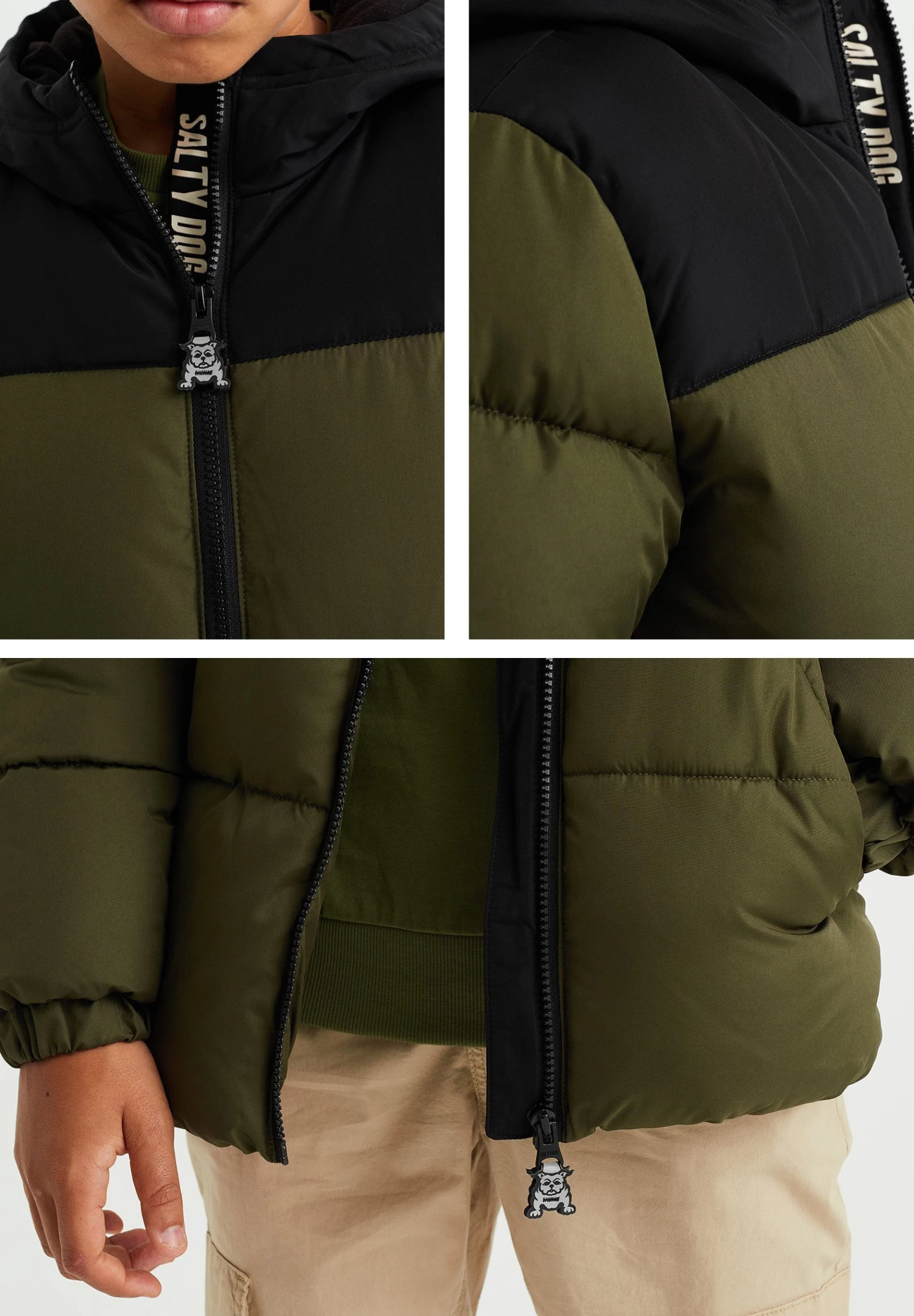 WE FASHION Salty Dog - Winterjas - Green - Afbeelding 3