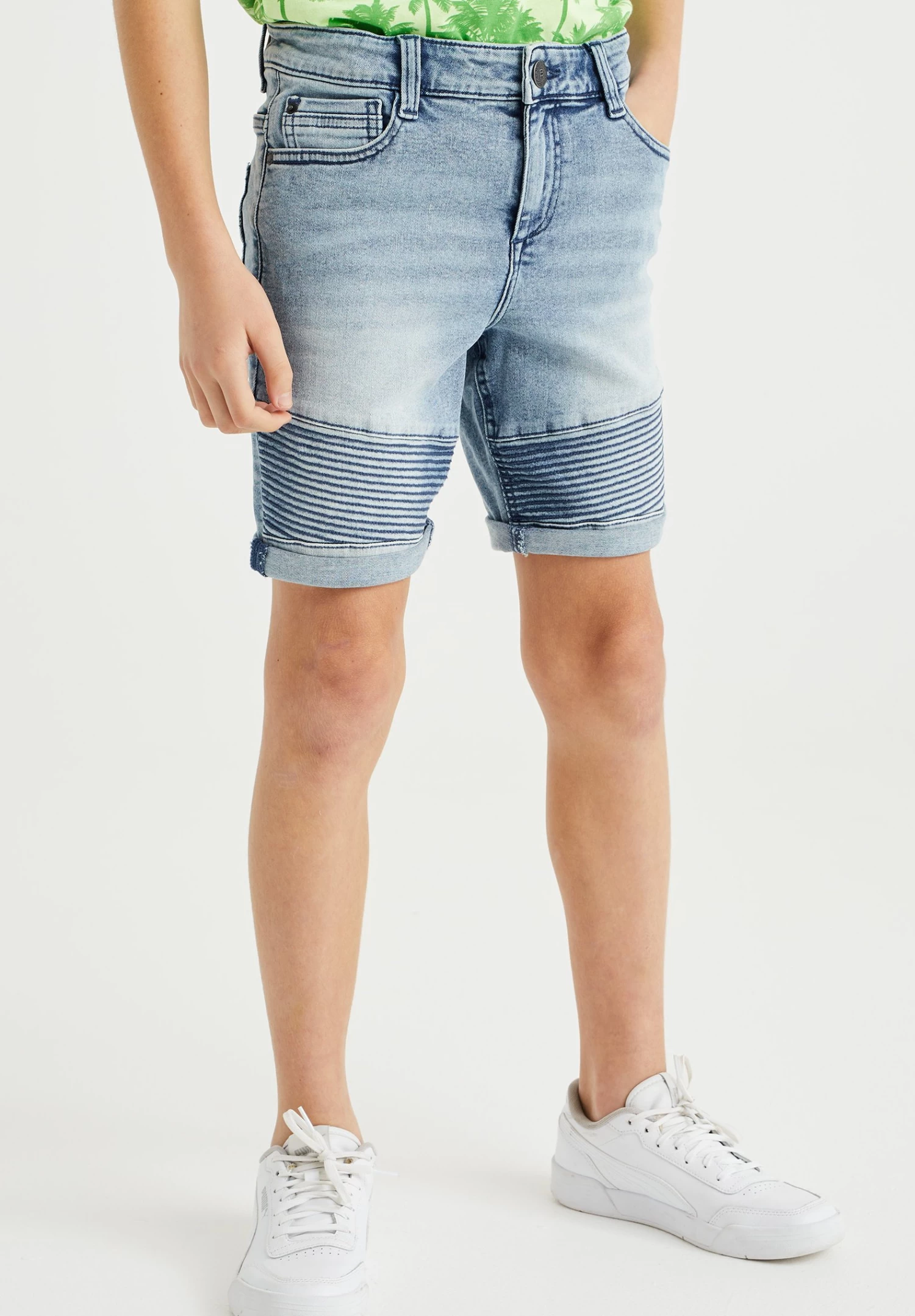 WE FASHION Regular Fit Van Jog - Jeansshort - Blue - Afbeelding 2