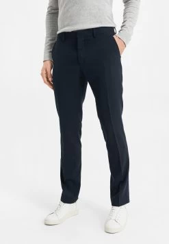 WE FASHION Slim Fit - Pantalon - Dark Blue