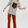 WE FASHION Flared - Broek - Brown