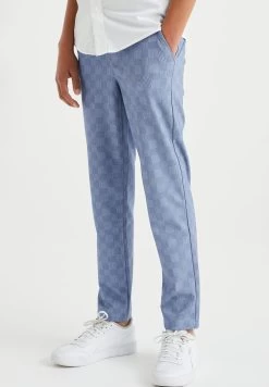 WE FASHION Slim Fit Met Stretch - Broek - Blue
