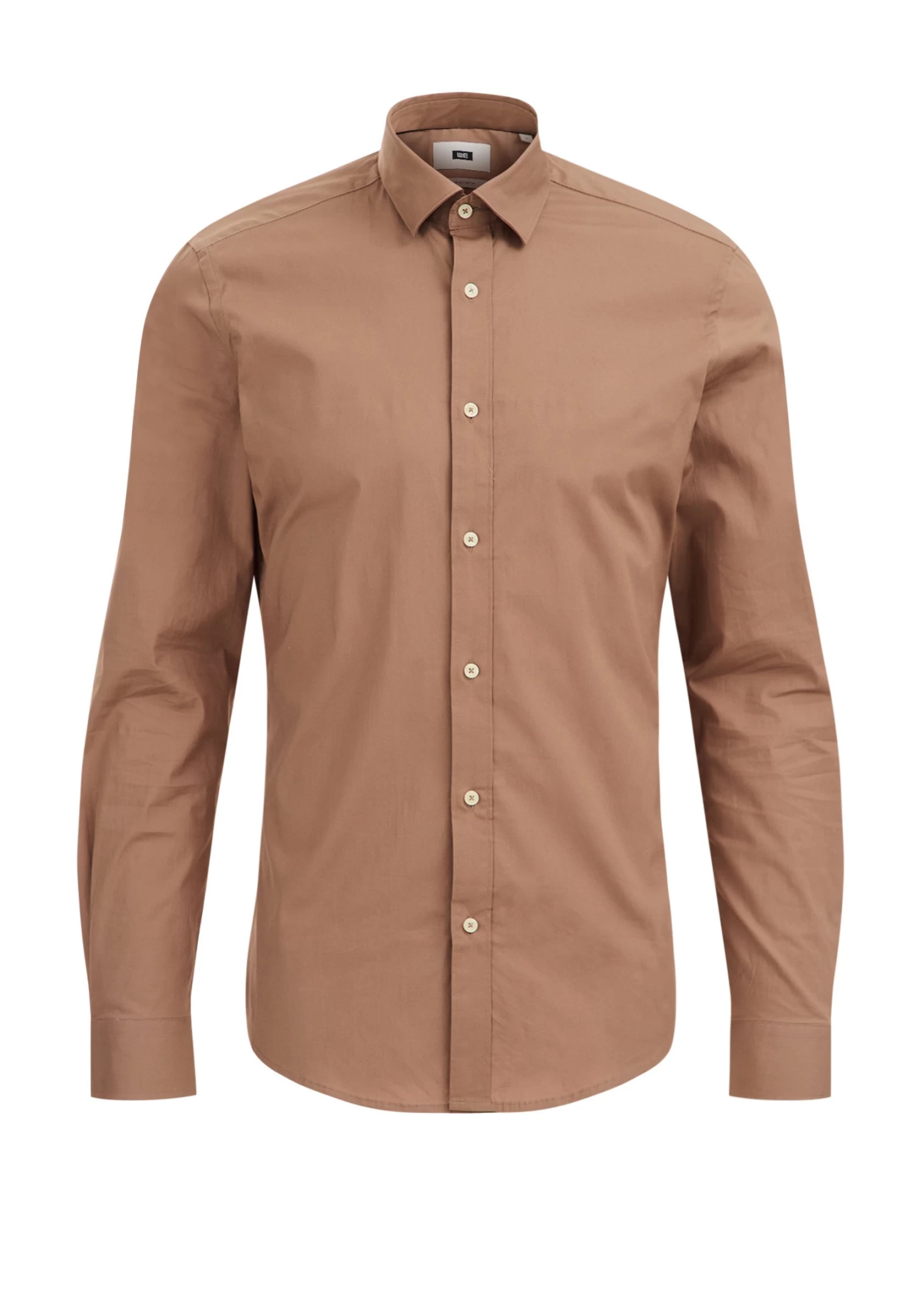 WE FASHION Met Stretch - Zakelijk Overhemd - Brown - Afbeelding 5