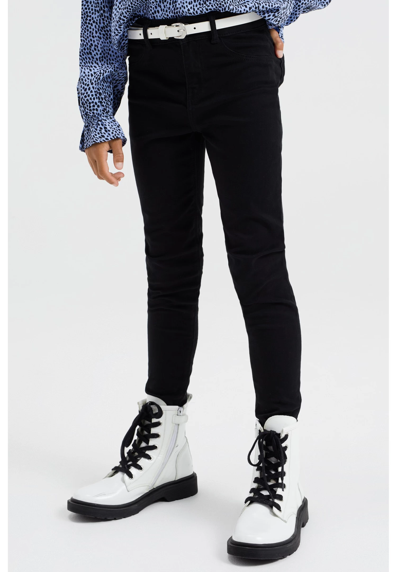 WE FASHION Super Stretch - Slim Fit Jeans - Black - Afbeelding 2