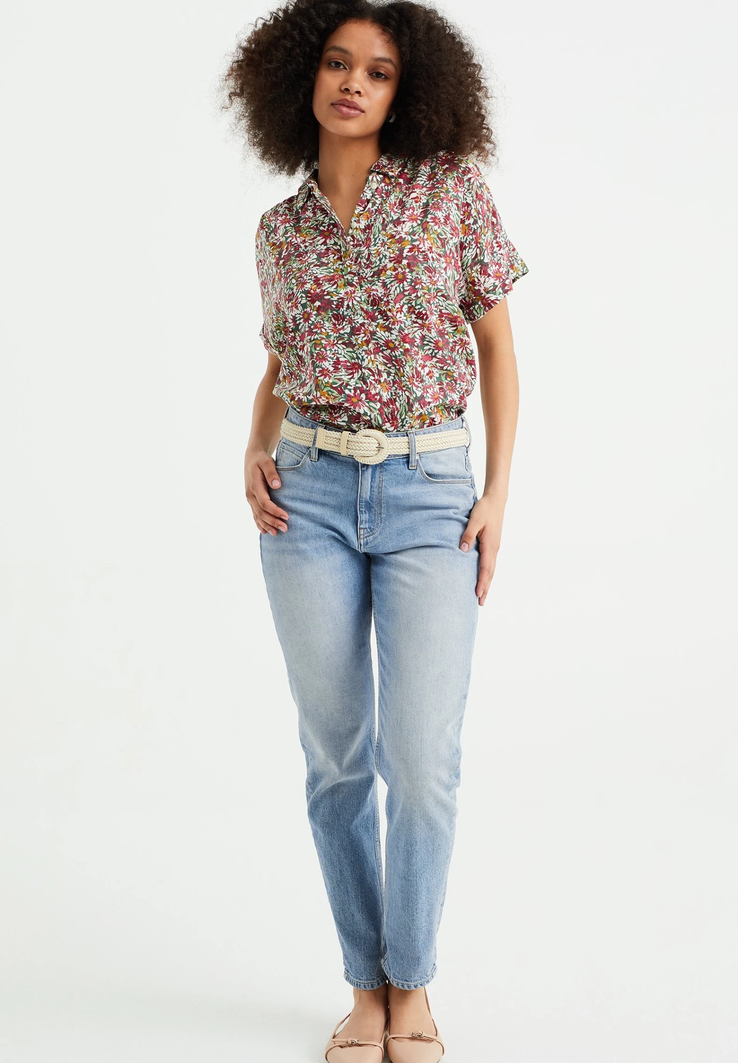 WE FASHION Met Dessin - Overhemdblouse - Green - Afbeelding 2