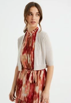 WE FASHION Met Glittergaren - Vest - Beige