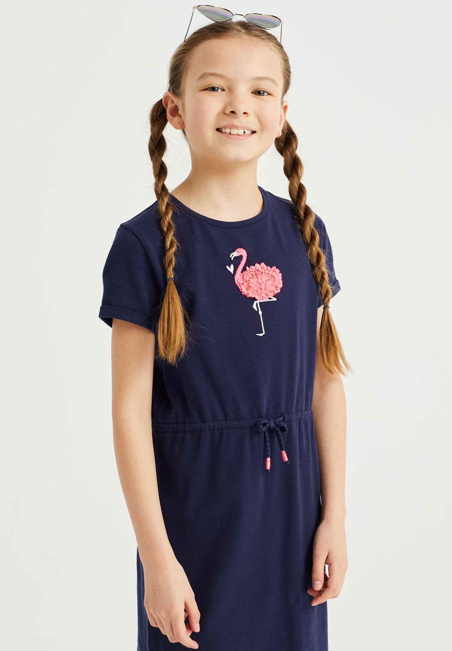 WE FASHION Met Embroidery - Jerseyjurk - Blue - Afbeelding 2